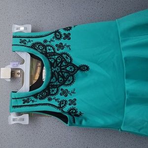 Teal dress